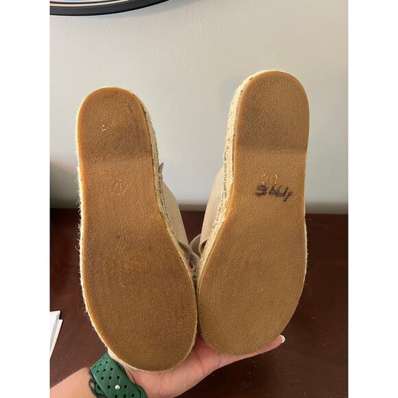 Anthropologie Pima 2 Espadrille Leather Crossover Sandals Size 6.5 - Picture 6 of 7